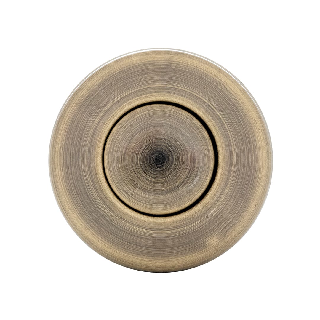 caple-druckknopf-f-r-abfallzerkleinerer-antik-messing image 1