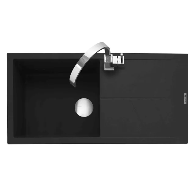 caple-sotera-100-einbausp-le-granit-mit-abtropfer-anthrazit image 1