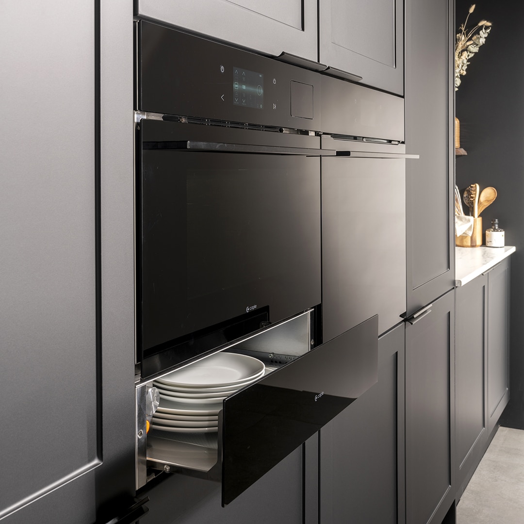 caple-w-rmeschublade-14cm-schwarzglas image 3