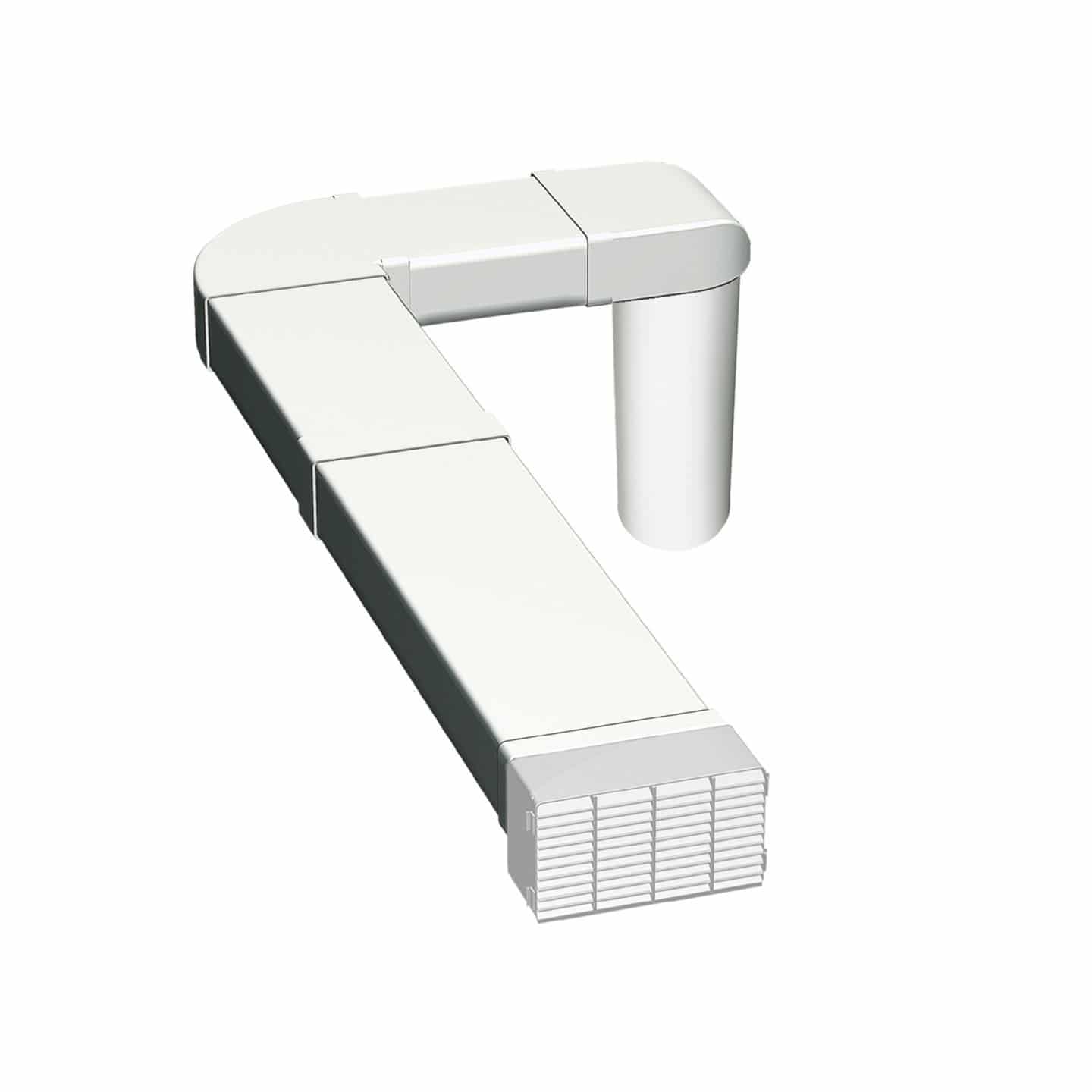 caple-c2655wgl-abluftset-150-mm-f-r-downdraft-abzugshauben-starres-3-meter-set image 1