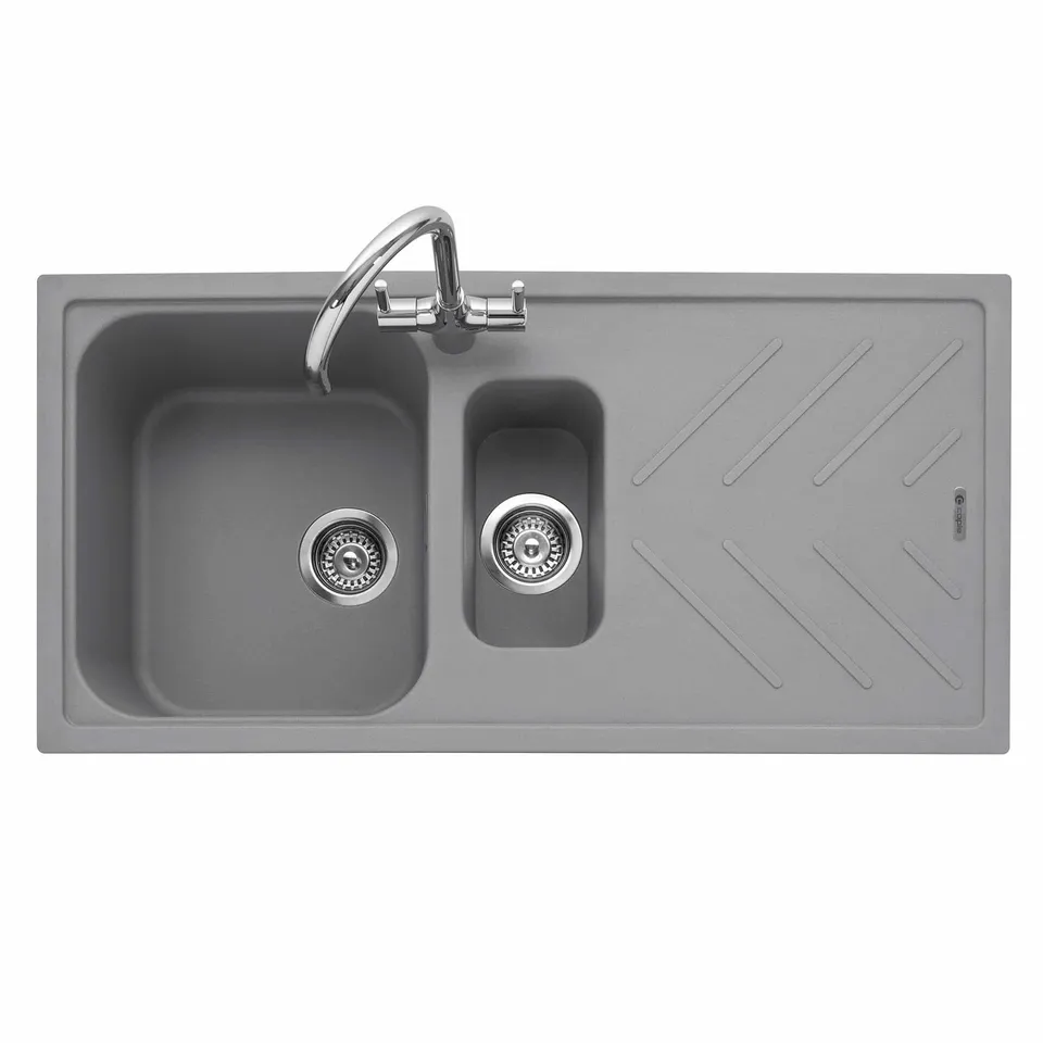 caple-veis-150-einbausp-le-granit-mit-abtropffl-che-kieselgrau image 1