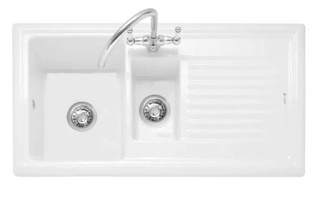 caple-wiltshire-150-einbau-keramiksp-le-mit-abtropfer image 1