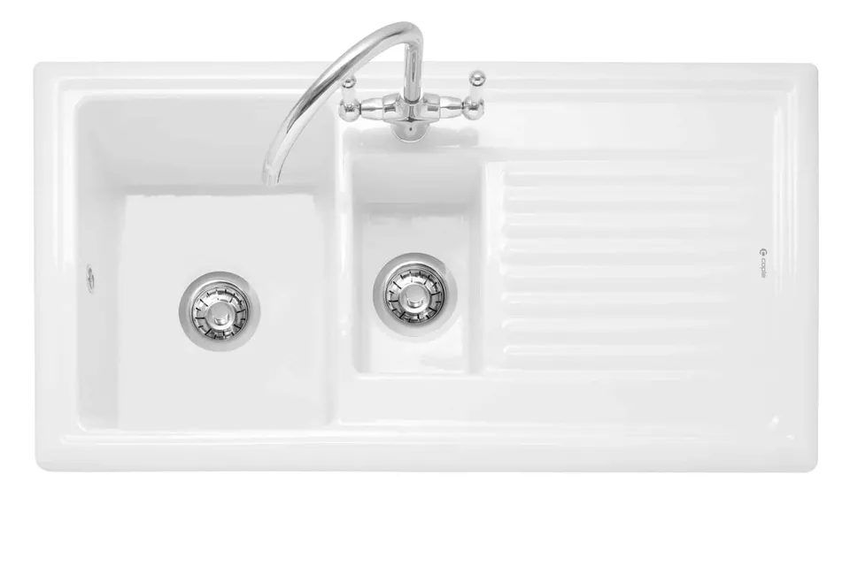 caple-wiltshire-150-einbau-keramiksp-le-mit-abtropfer image 1