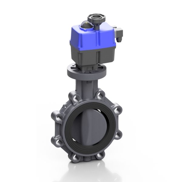 effast-proflow-p-pvc-u-absperrklappe-elektrisch image 1