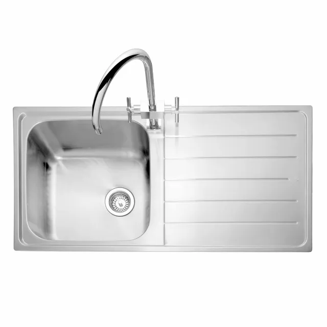caple-lyon-100-einbausp-le-mit-abtropffl-che-edelstahl image 1