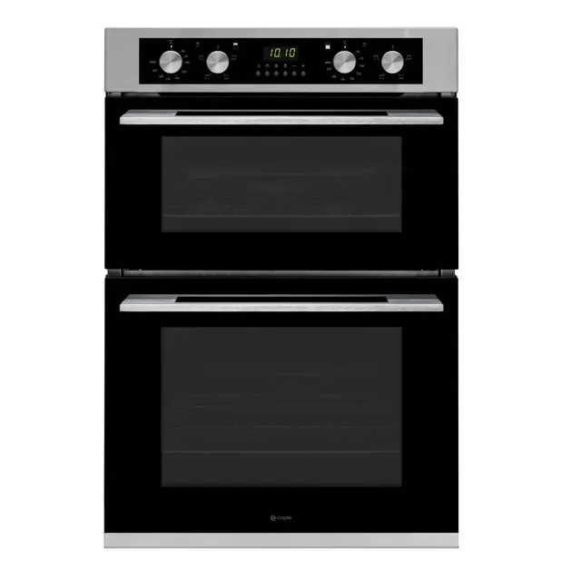 caple-electric-built-in-double-oven-edelstahl-schwarz image 1