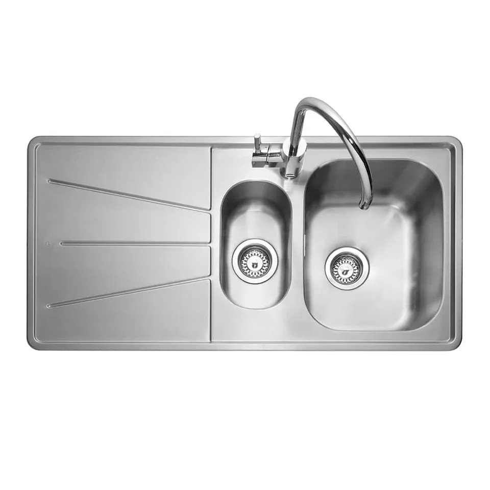 caple-blaze-150-einbausp-le-mit-abtropfer-edelstahl-links image 1