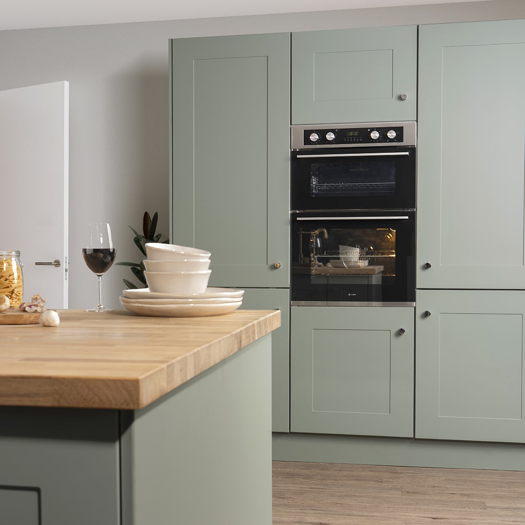 caple-electric-built-in-double-oven-edelstahl-schwarz image 2