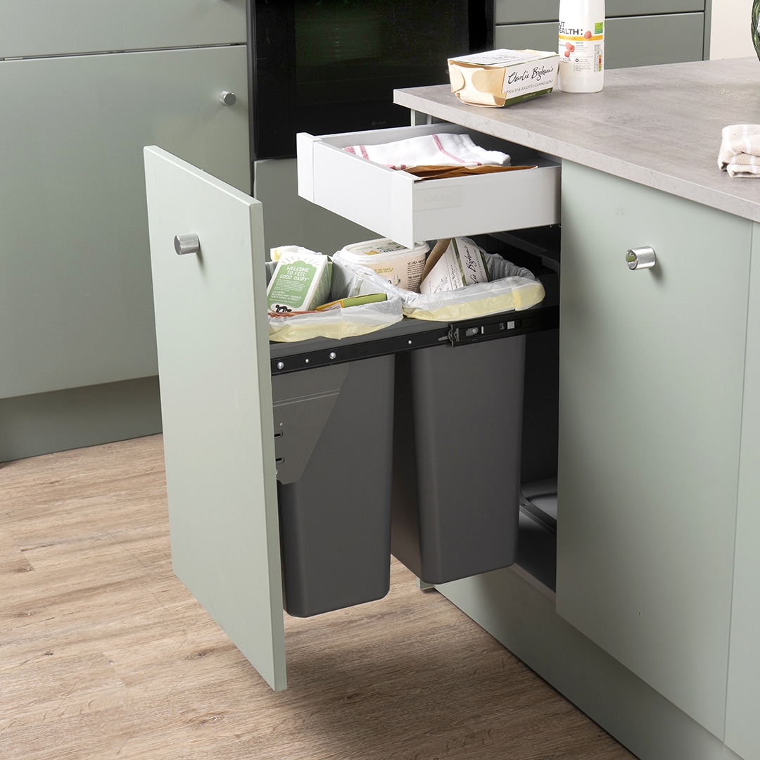 caple-base-mounted-dual-bin-52l-abfallsystem image 2