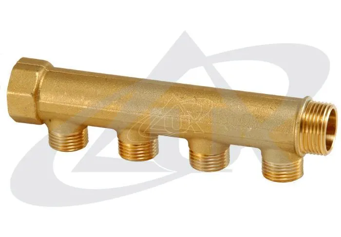 unidelta-4099-verteiler-einfach-mit-4-abg-ngen-aus-messing image 1