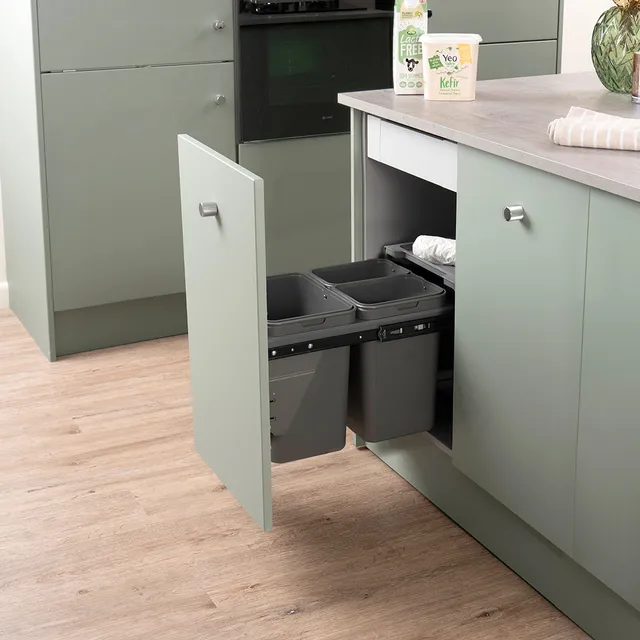 caple-base-mounted-36l-triple-bin-abfalltrennsystem image 1