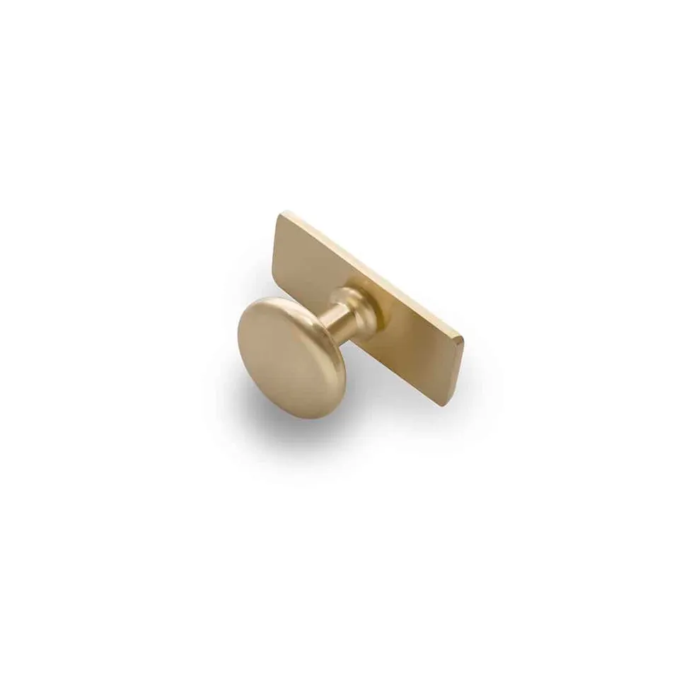 caple-m-belknopf-mit-rosette-messing-geb-rstet-satin image 1