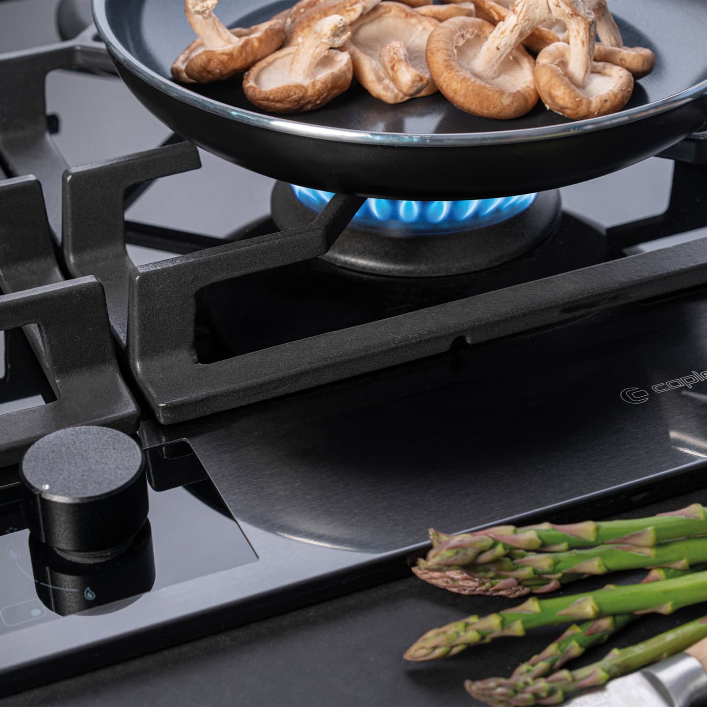 caple-88cm-gaskochfeld-glas-5-flammig-gunmetal image 3