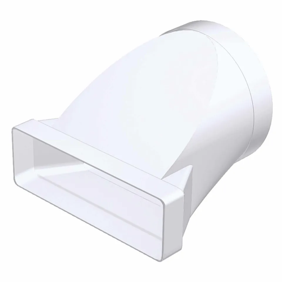 caple-abluftadapter-eckig-rund-f-r-dunstabzug image 1