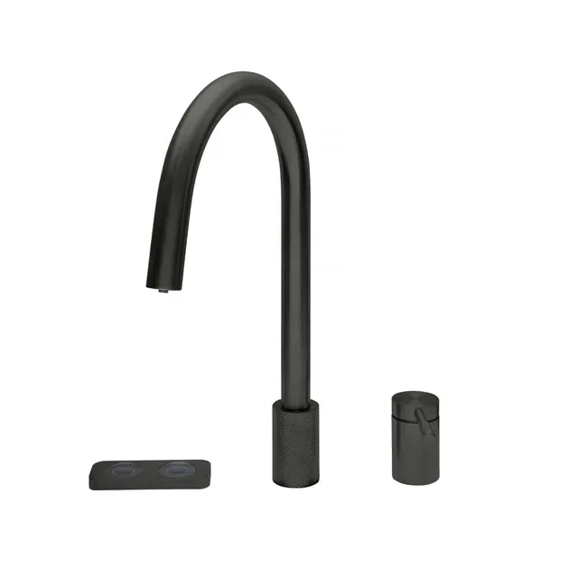 caple-fosso-4in1-kochendwasserhahn-schwarz-stahl image 1