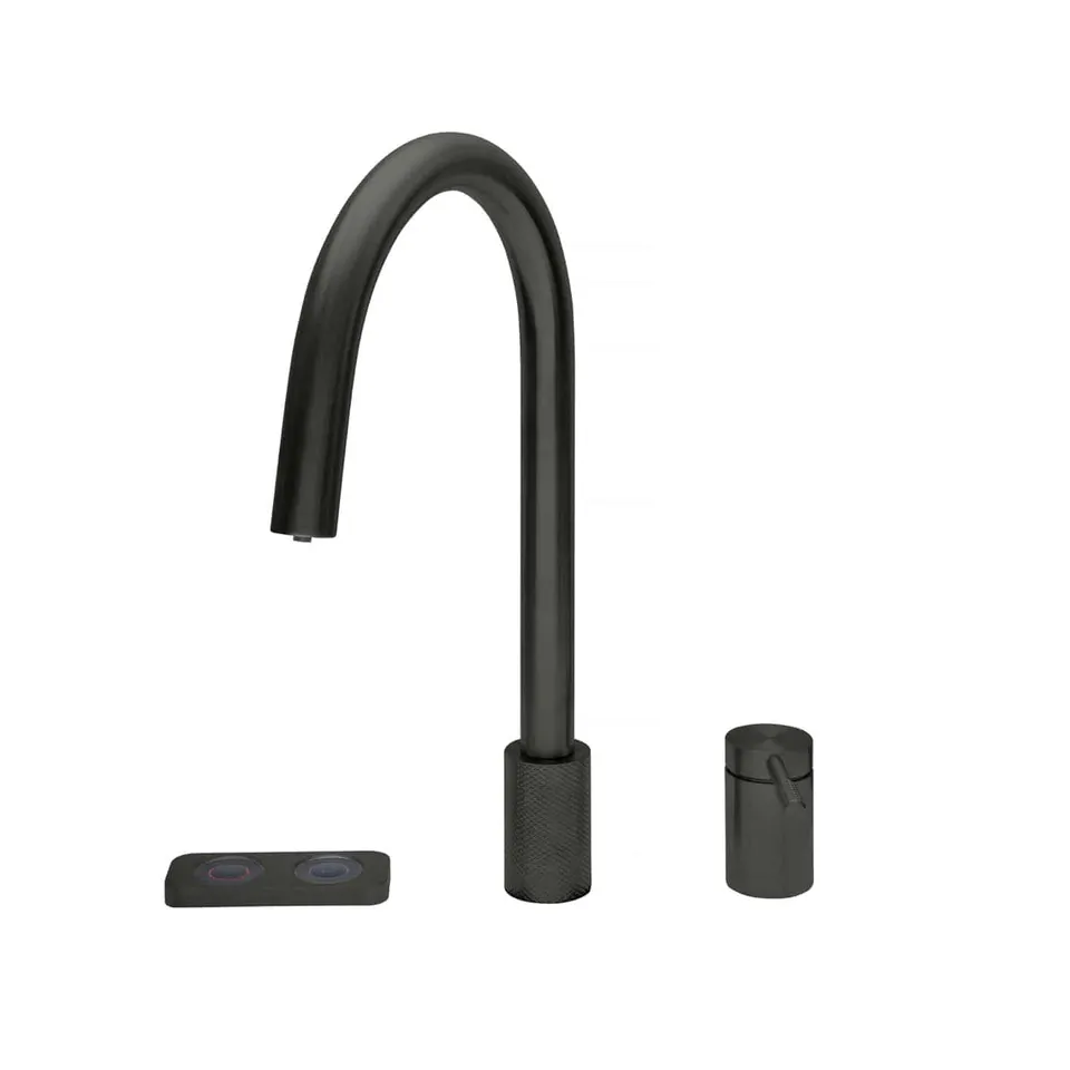 caple-fosso-4in1-kochendwasserhahn-schwarz-stahl image 1