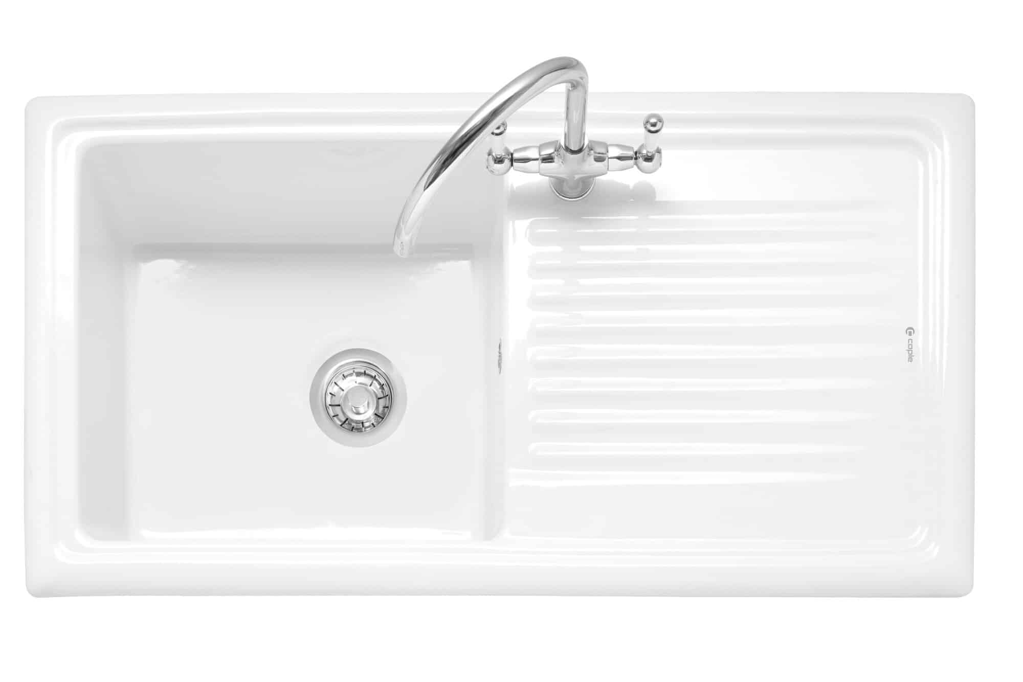 caple-wiltshire-100-einbau-keramiksp-le-mit-abtropfer image 1