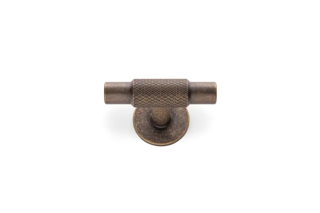 caple-t-bar-m-belknopf-antik-messing-ger-ndelt image 1