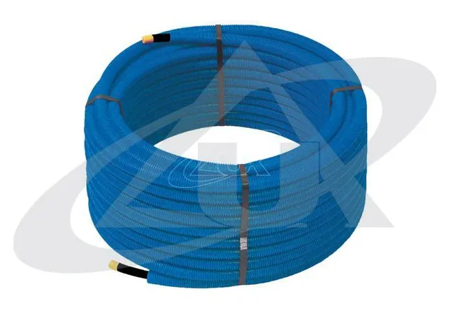unidelta-2251-pe-x-einschichtrohr-schwarz-mit-blauem-schutzmantel image 1