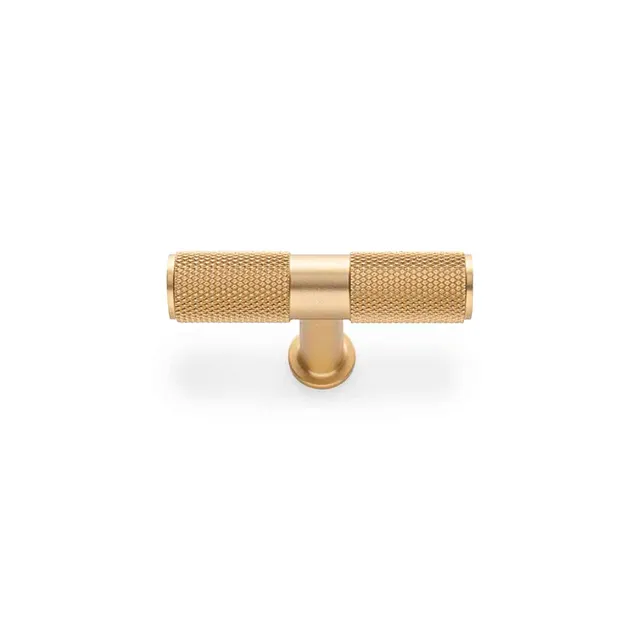 caple-t-bar-knopf-ger-ndelt-satin-brass-m-belgriff image 1