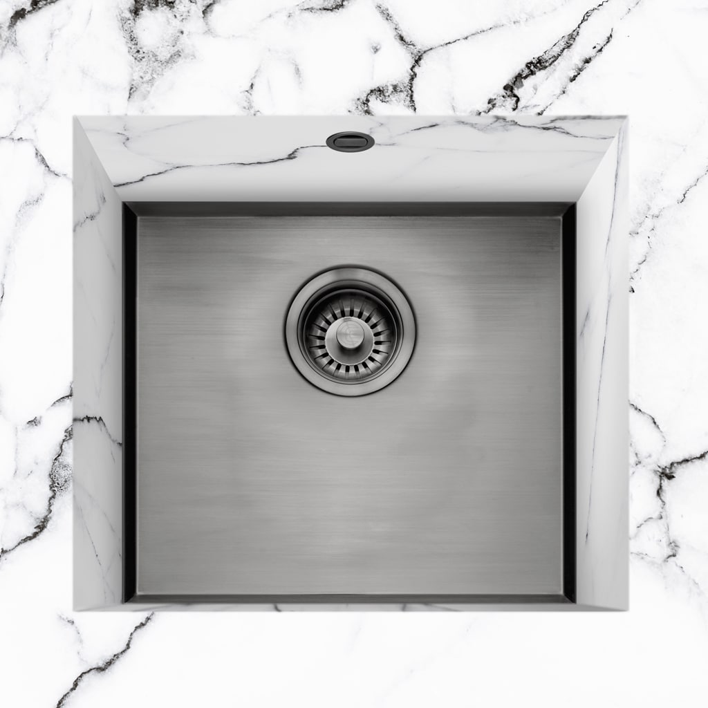 caple-saso-45-worktop-sp-le-mit-26mm-falz-gunmetal image 1