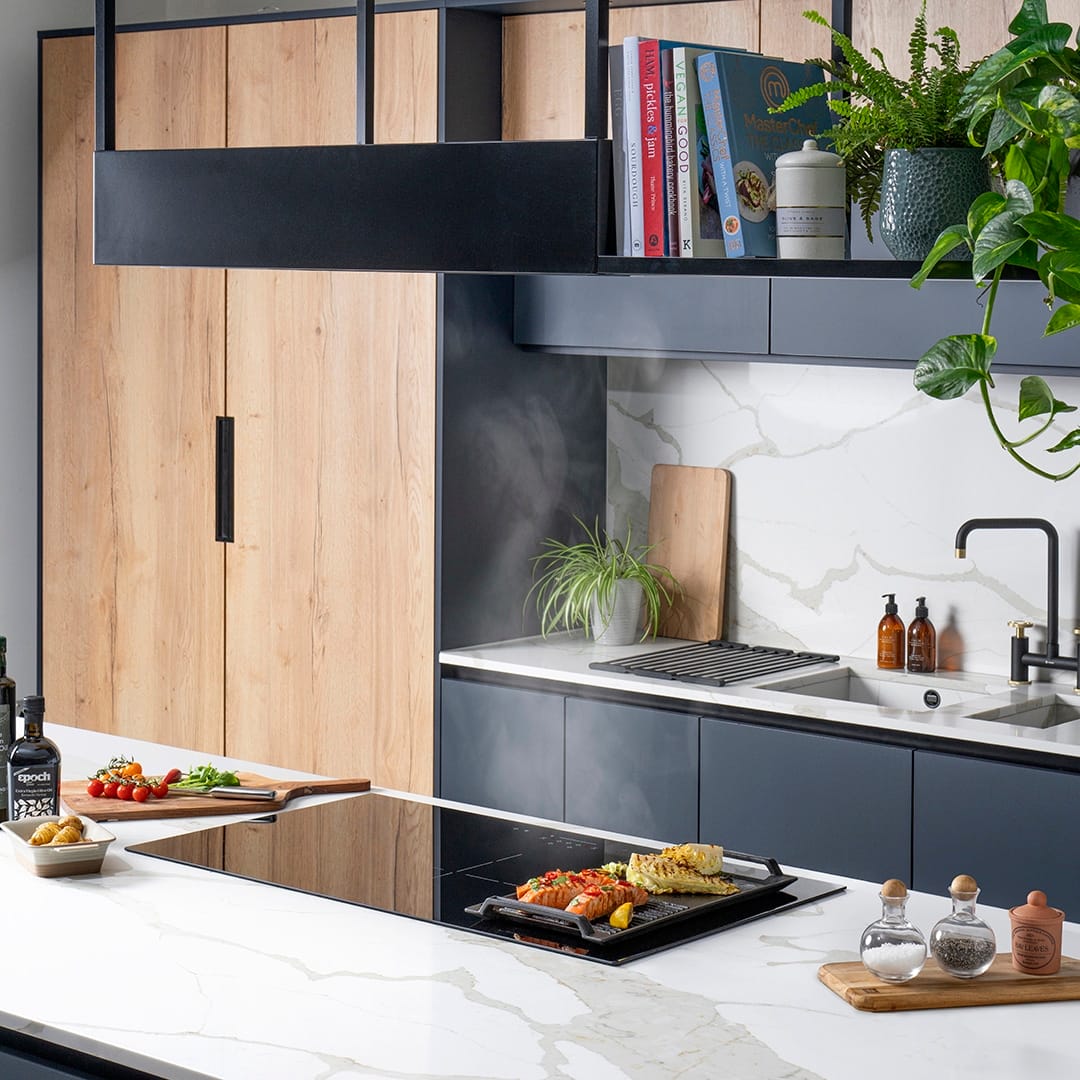 caple-90cm-induktionskochfeld-5-zonen-schwarz image 2