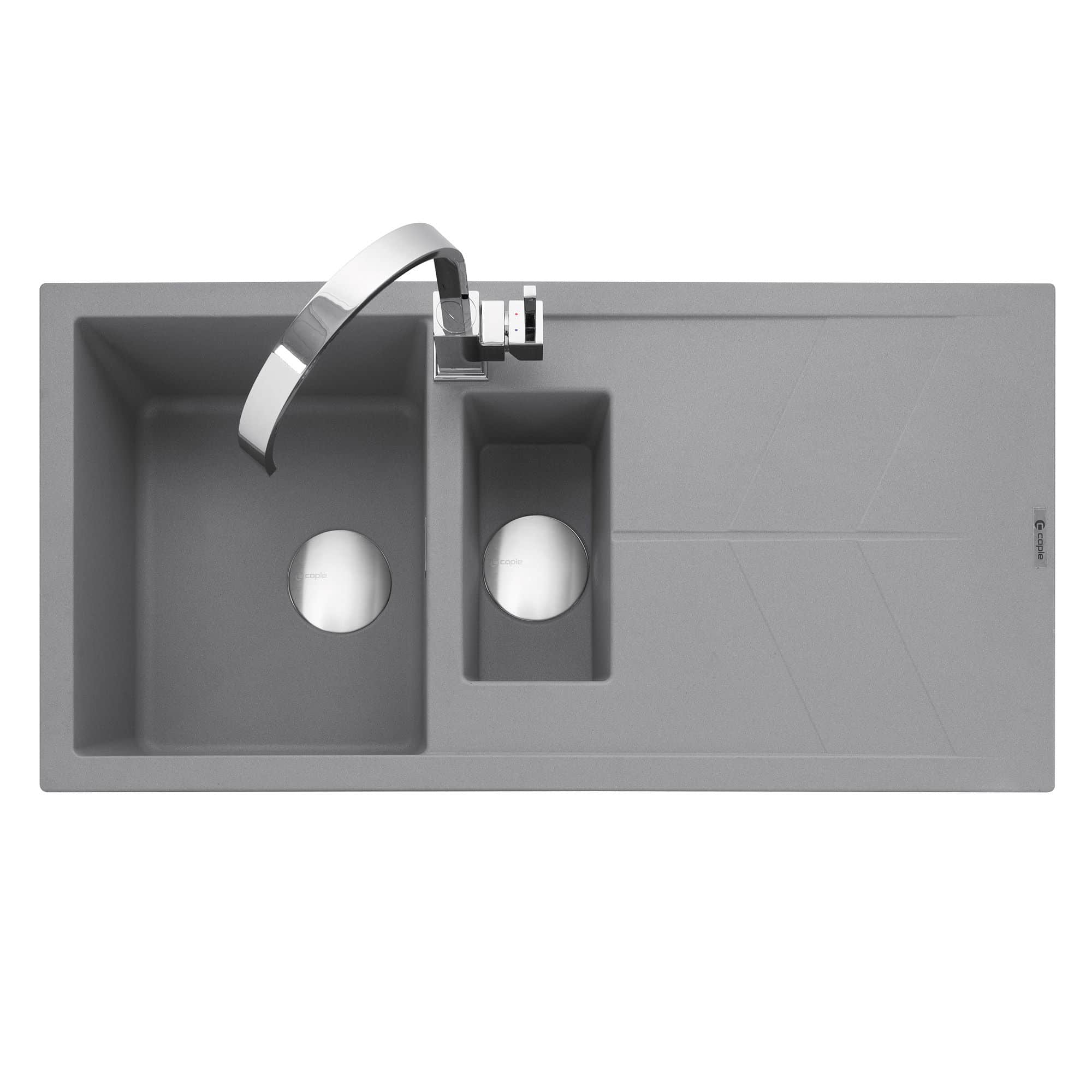 caple-sotera-150-einbausp-le-granit-mit-abtropffl-che-pebble-grey image 1