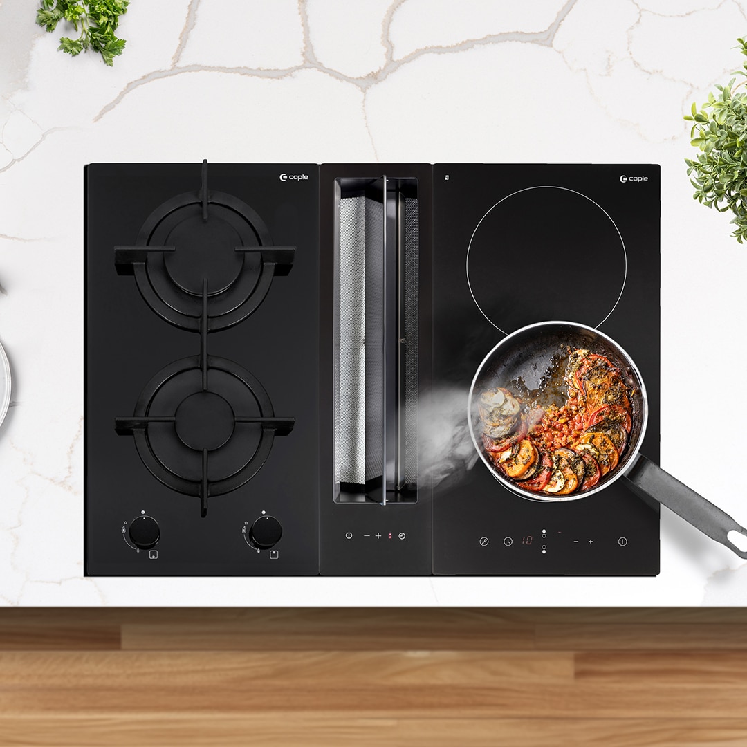 caple-52cm-downdraft-dunstabzug-schwarz-mit-motor image 1
