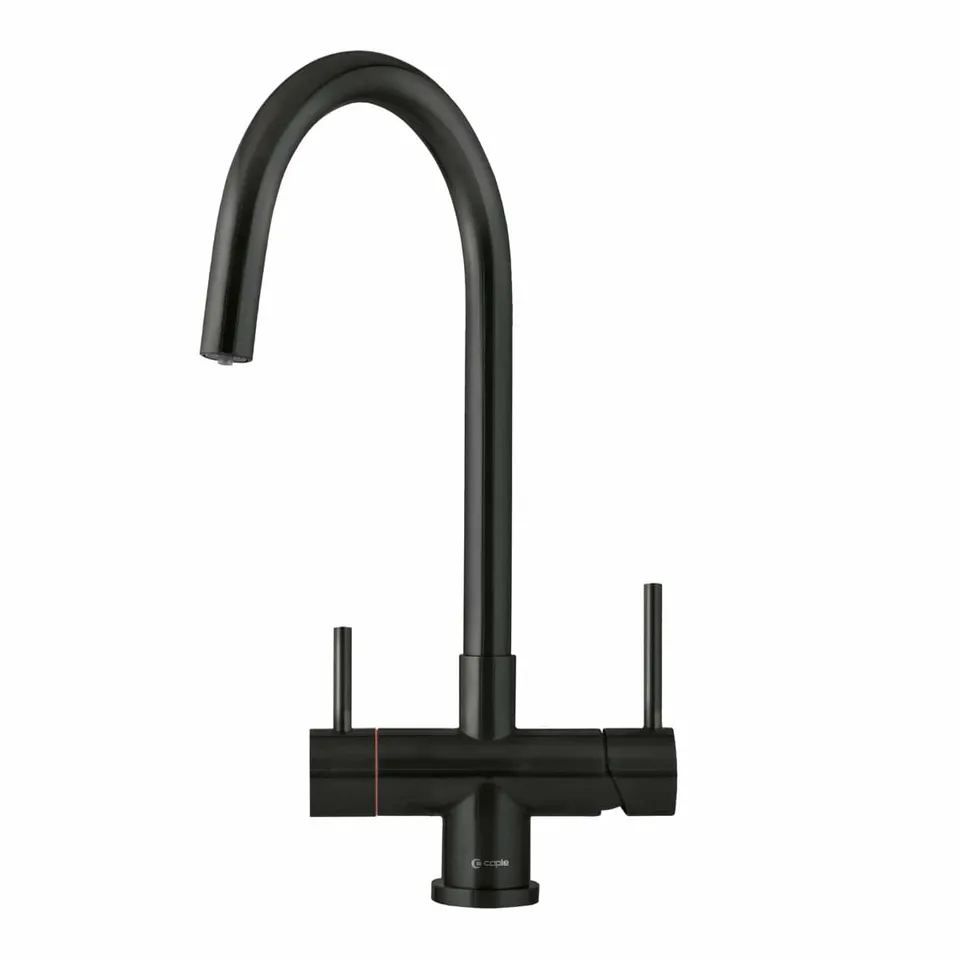 caple-vapos-2-3-in-1-hei-wasserhahn-schwarzstahl image 1