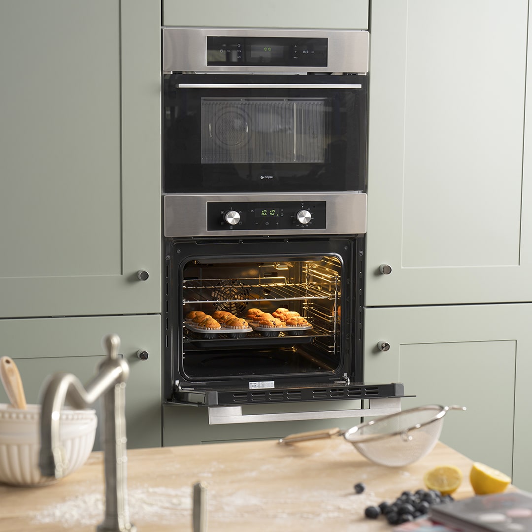 caple-60cm-elektro-einbaubackofen-schwarz-edelstahl-2 image 6