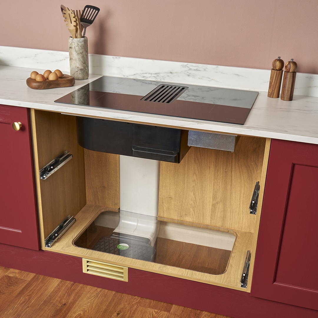 caple-78cm-induktionskochfeld-mit-downdraft-abzug image 2