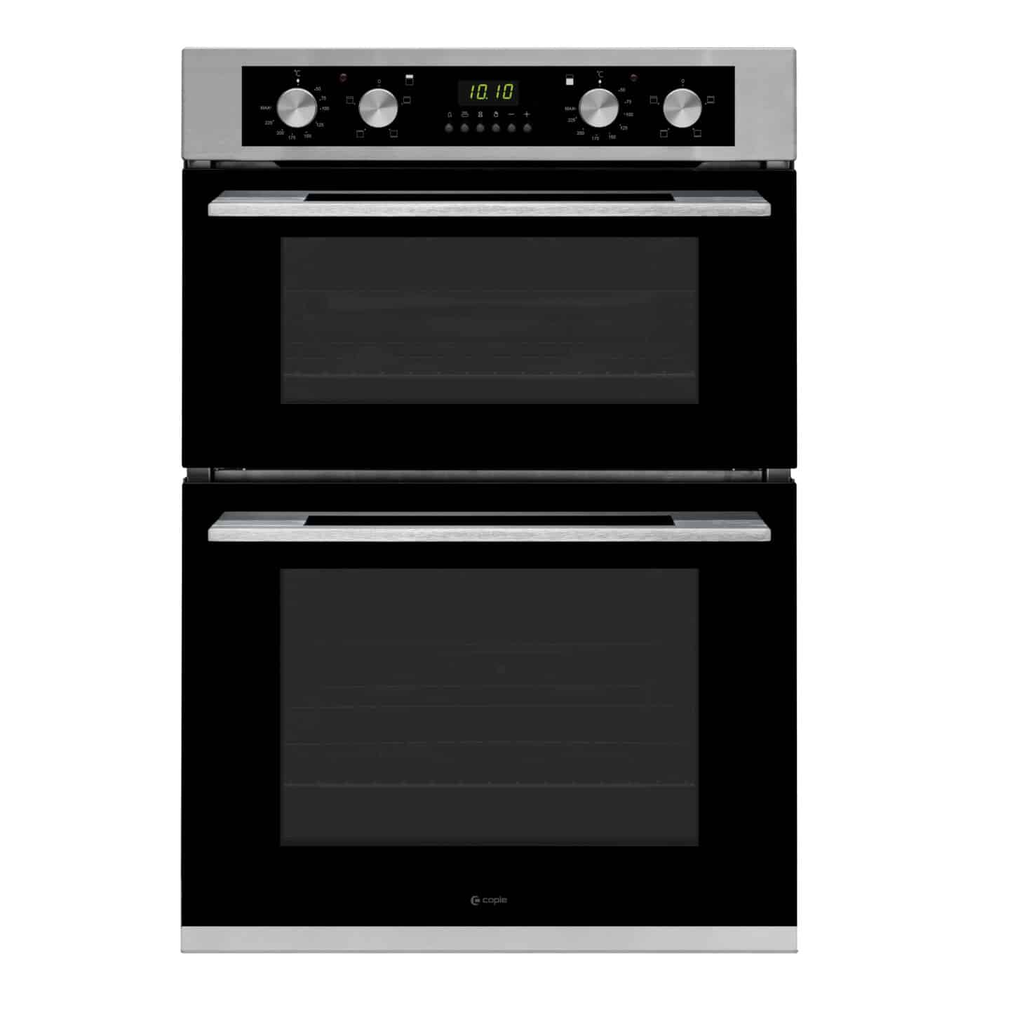 caple-electric-built-in-double-oven-edelstahl-schwarz image 1