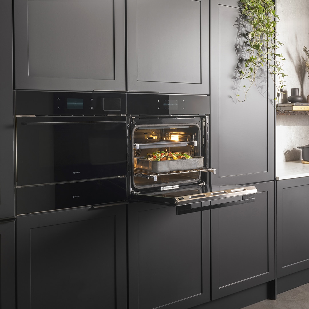 caple-smart-pyrolyse-einzel-backofen-schwarz-glas image 3