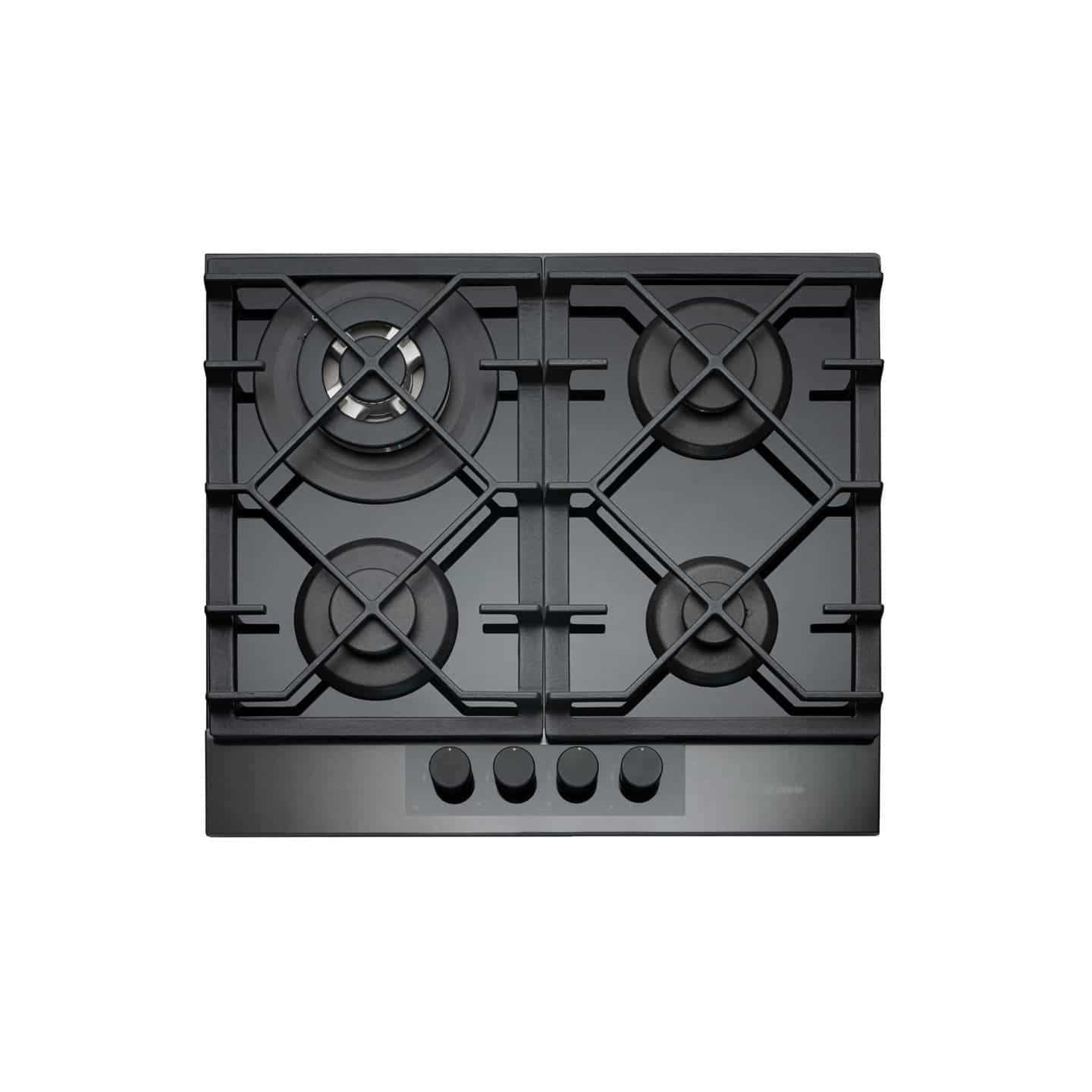 caple-59cm-gas-auf-glas-kochfeld-gunmetal-4-brenner image 1