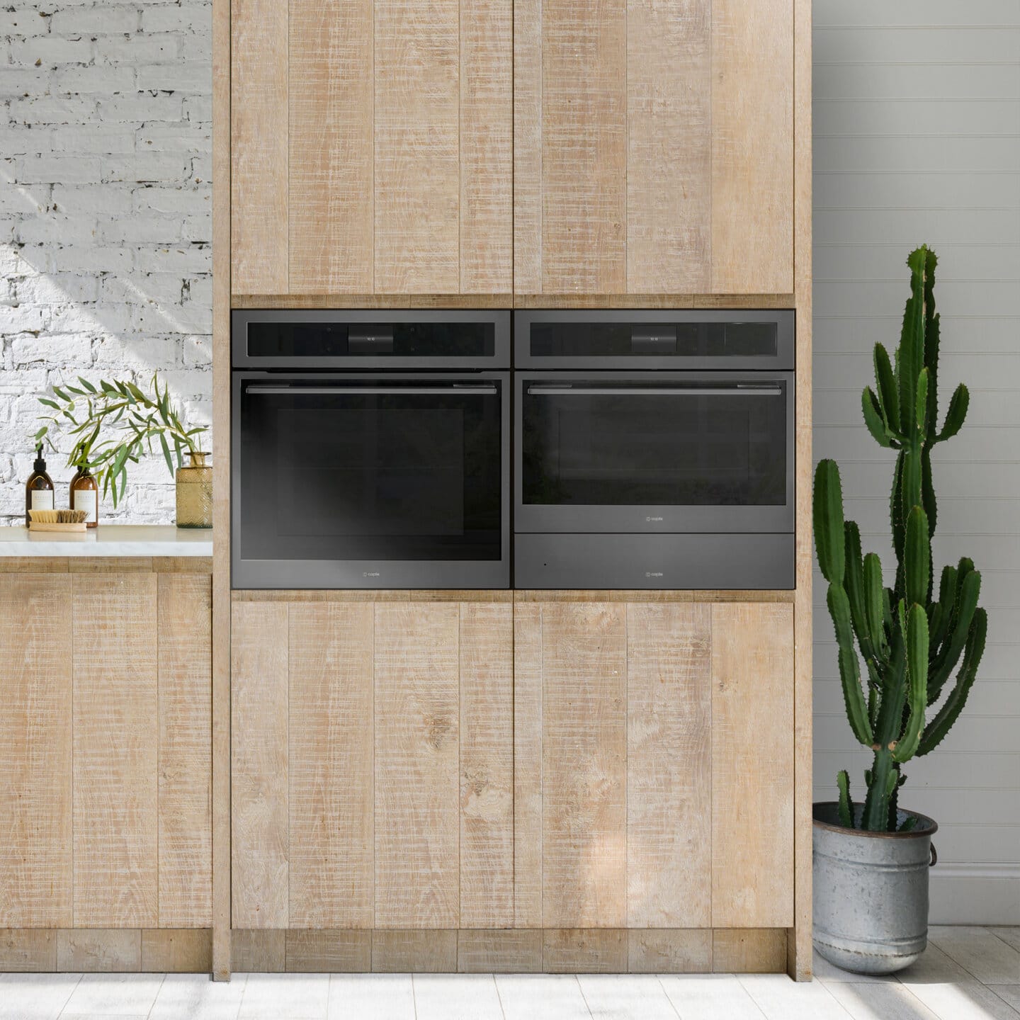 caple-smart-pyrolyse-einzelbackofen-gunmetal image 2