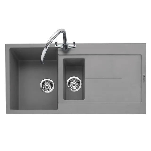 caple-canis-150-einbau-granitsp-le-mit-abtropfer-pebble-grey image 1