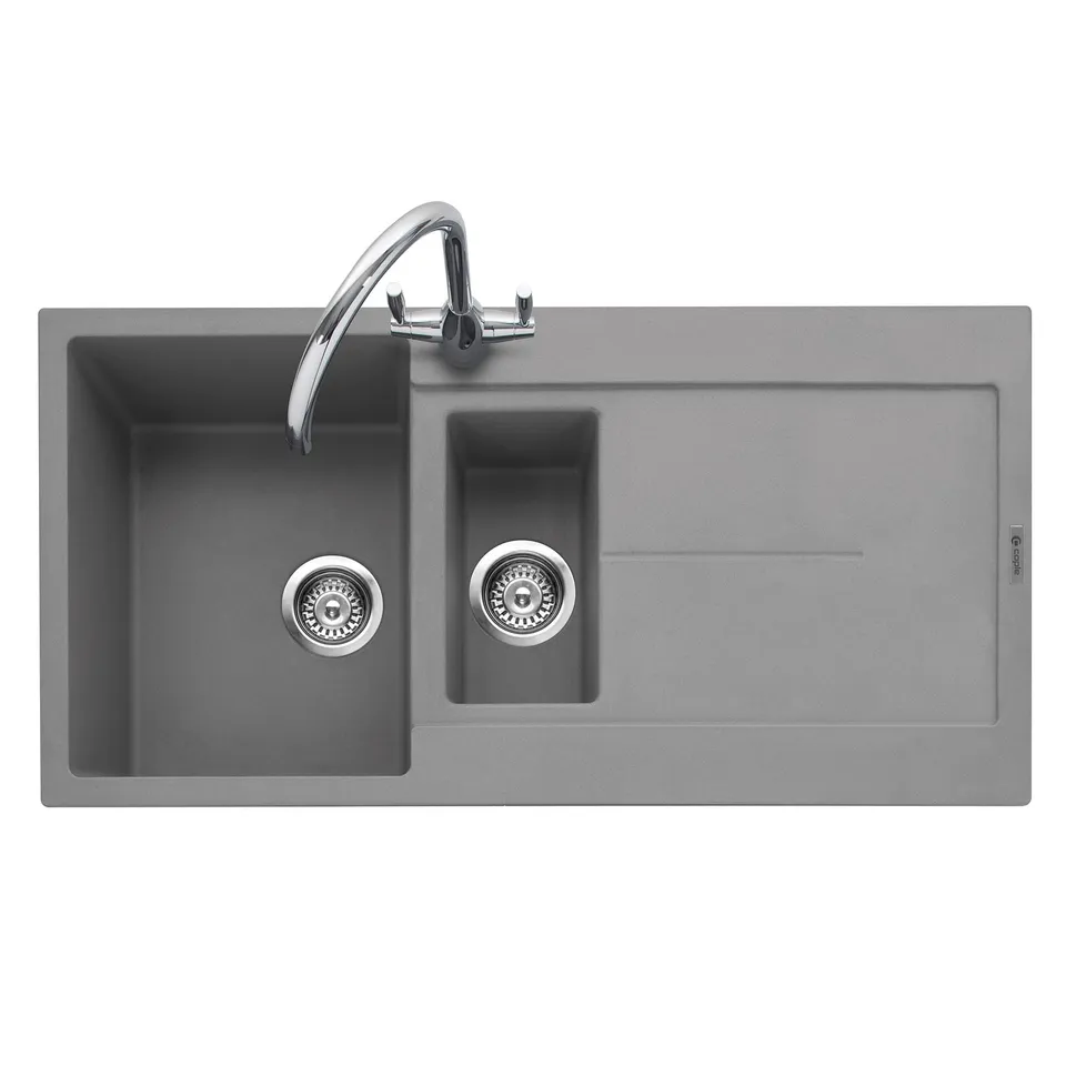 caple-canis-150-einbau-granitsp-le-mit-abtropfer-pebble-grey image 1
