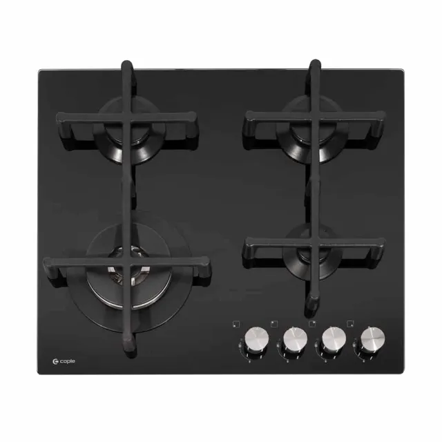 caple-59cm-gas-on-glass-gaskochfeld-4-brenner-schwarz image 1