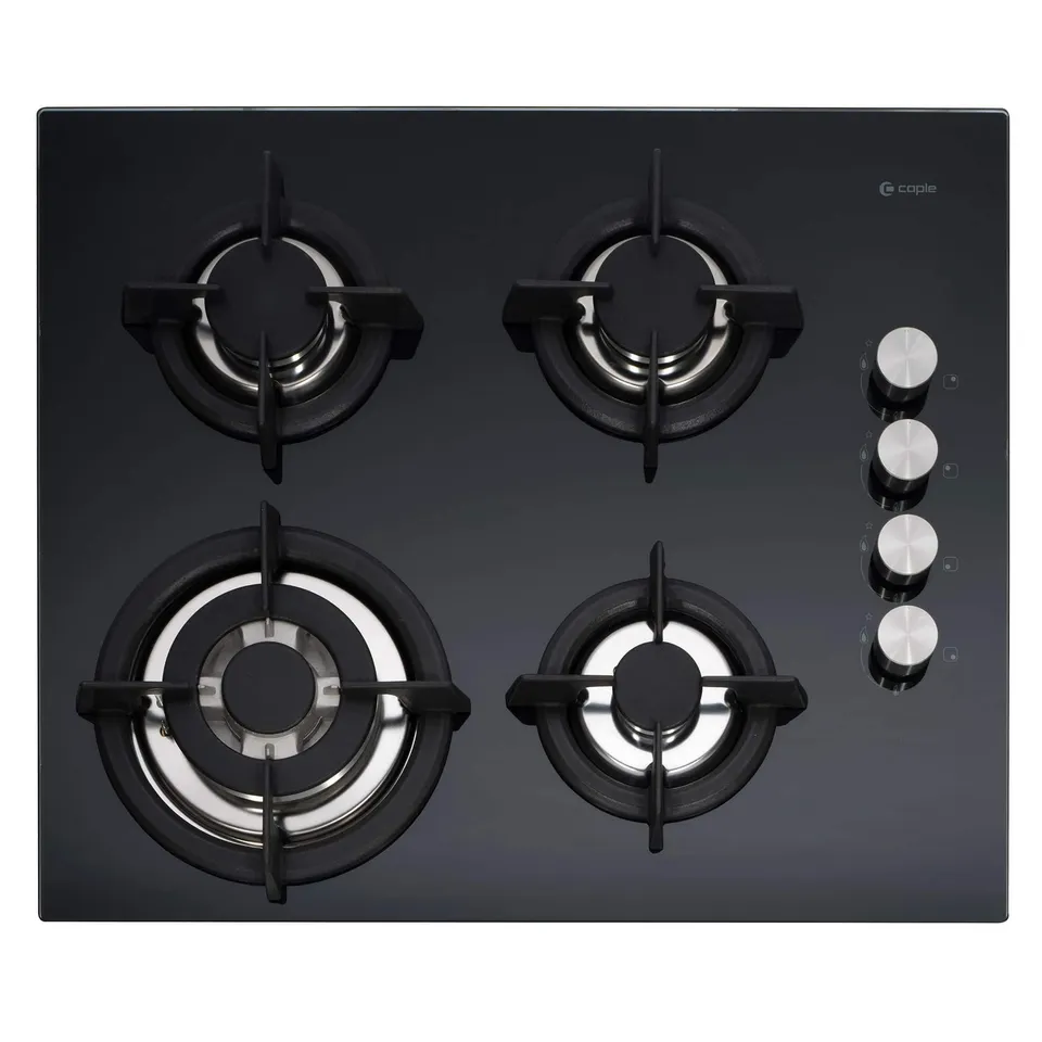 caple-58cm-gaskochfeld-glas-schwarz-4-flammig image 1