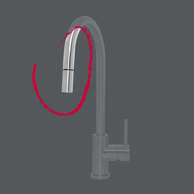 caple-head-asps2-ss-ersatzkopf-f-r-aspen-auszug-armatur-edelstahl image 1