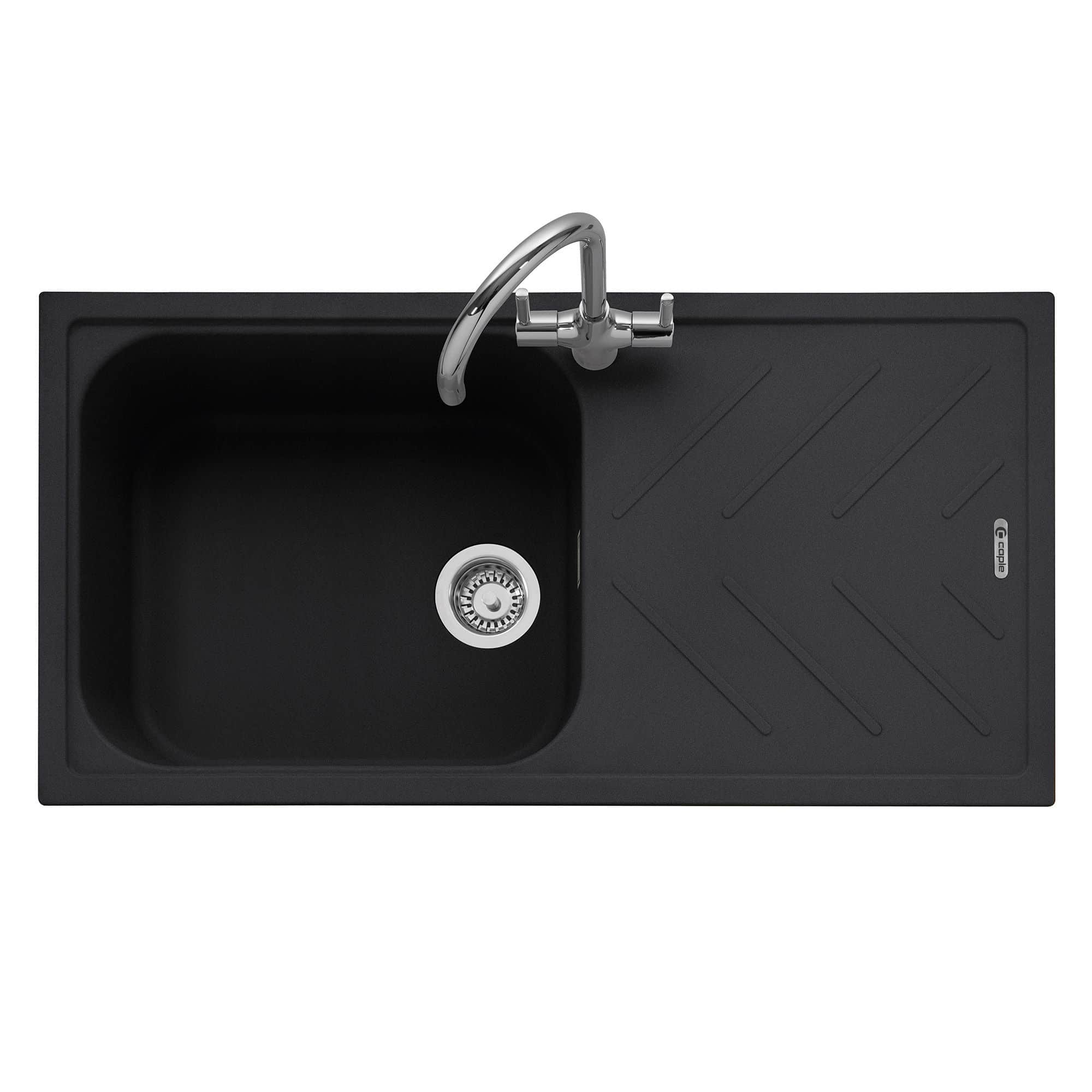 caple-veis-100-einbau-granitsp-le-mit-abtropfer-anthracite image 1