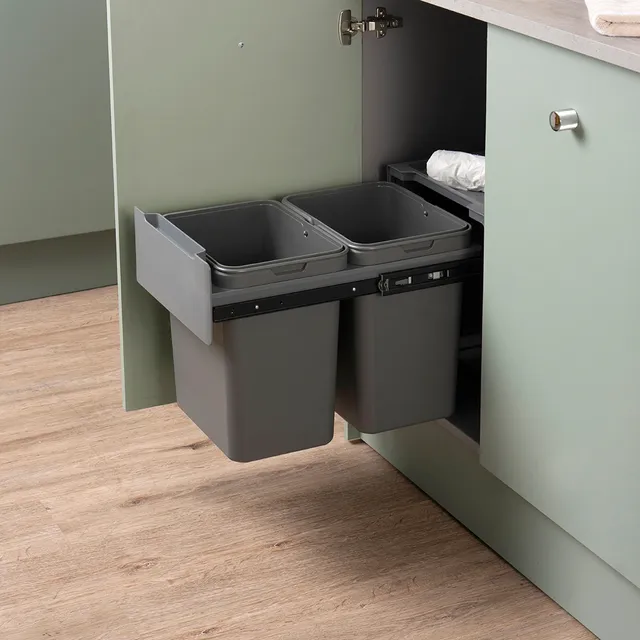 caple-base-mounted-36l-dual-bin-einbau-abfalltrennungssystem image 1