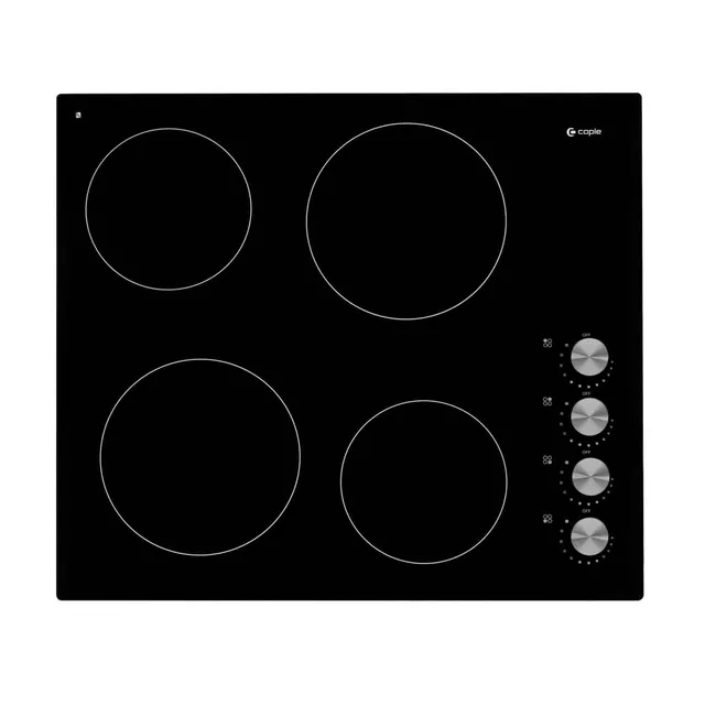 caple-59cm-elektro-keramik-kochfeld-schwarz image 1