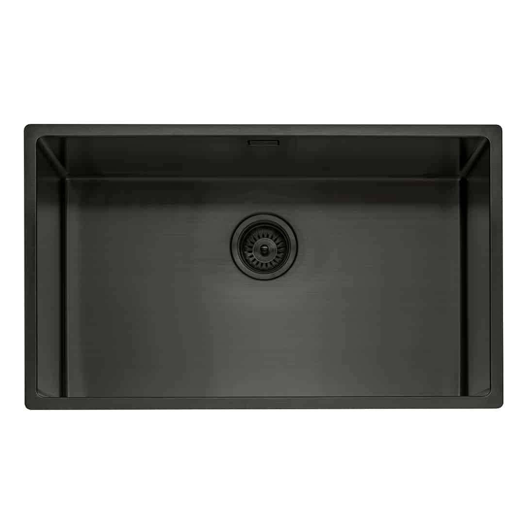 caple-mode-740-inset-or-undermount-sink-black-steel-einbausp-le image 1