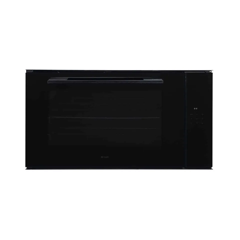 caple-90cm-elektro-einzelbackofen-schwarzes-glas image 1