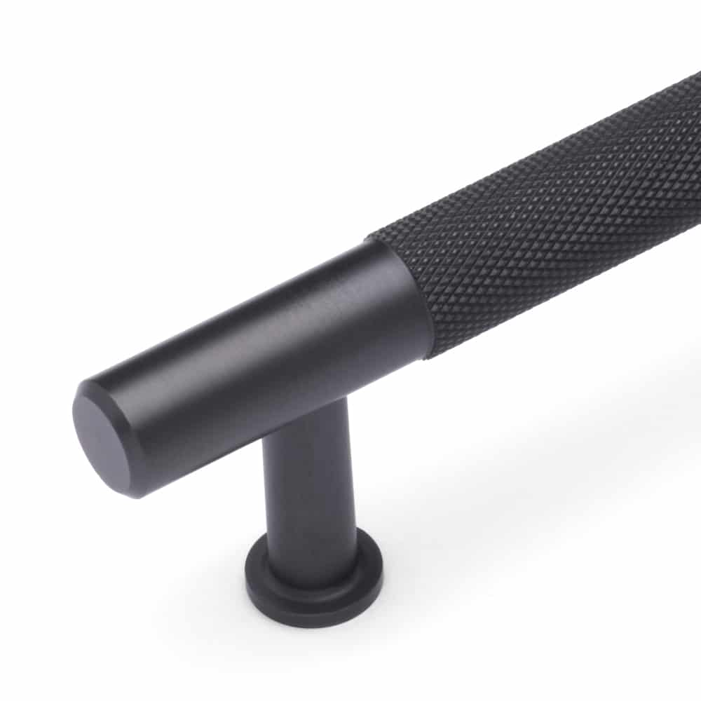 caple-m-belgriff-stangengriff-schwarz-geriffelt-knurled-bar image 2