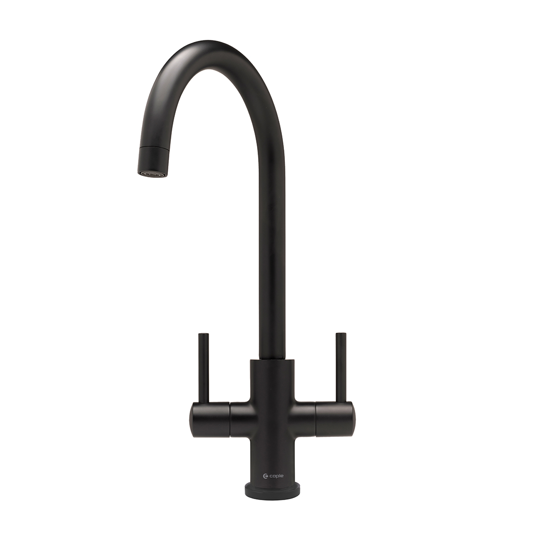 caple-lamar-dual-lever-wasserhahn-mattschwarz image 1