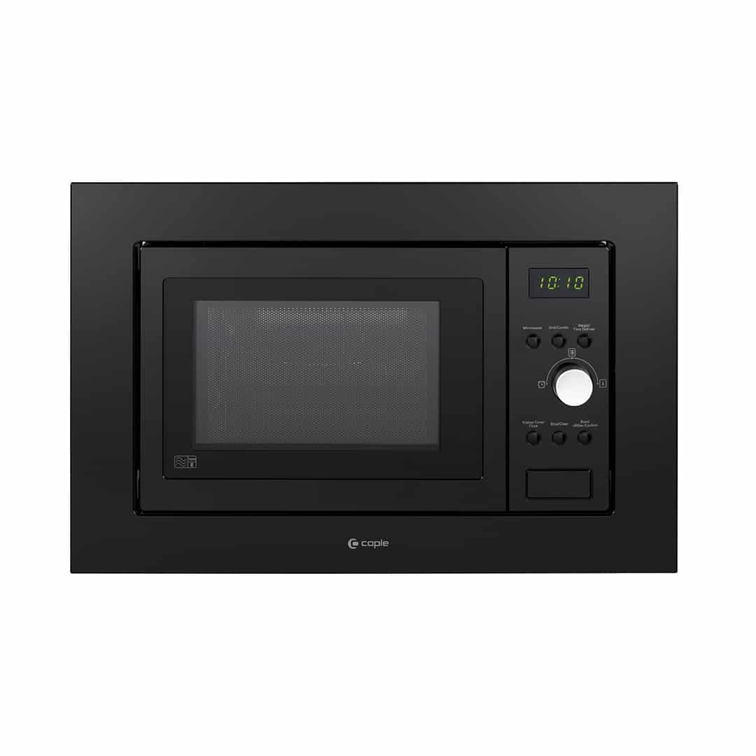 caple-built-in-microwave-grill-schwarz-einbaumikrowelle image 1