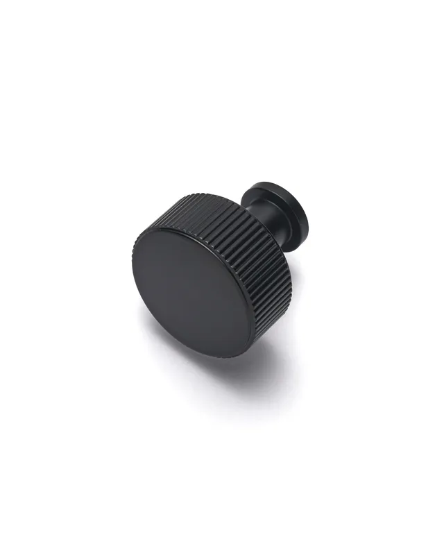 caple-riffelknopf-schwarz-m-belknopf image 1