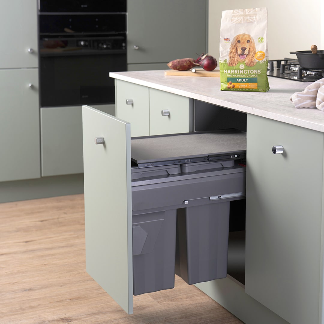 caple-seitlich-montierter-abfalltrenner-66l-doppel image 2